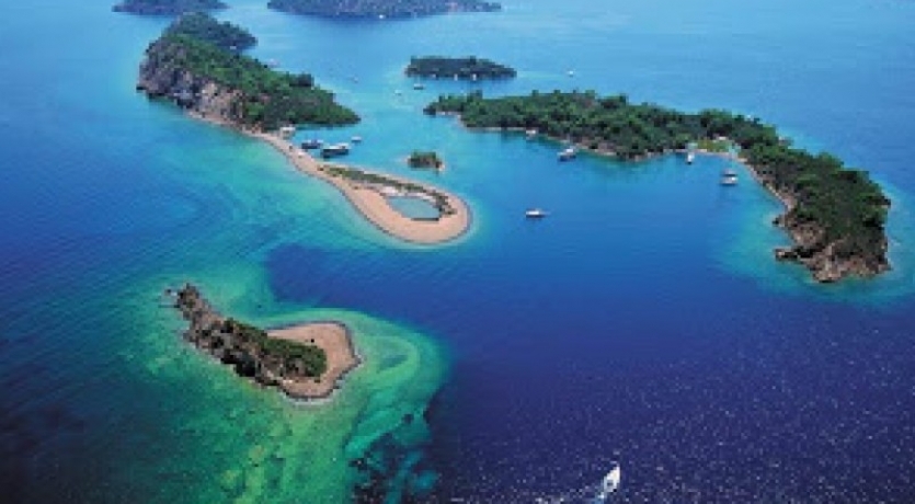 GÖCEK 'den Tam gün Tekne turu