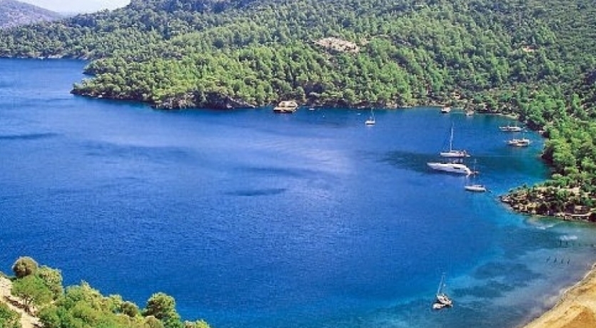 GÖCEK 'den Tam gün Tekne turu