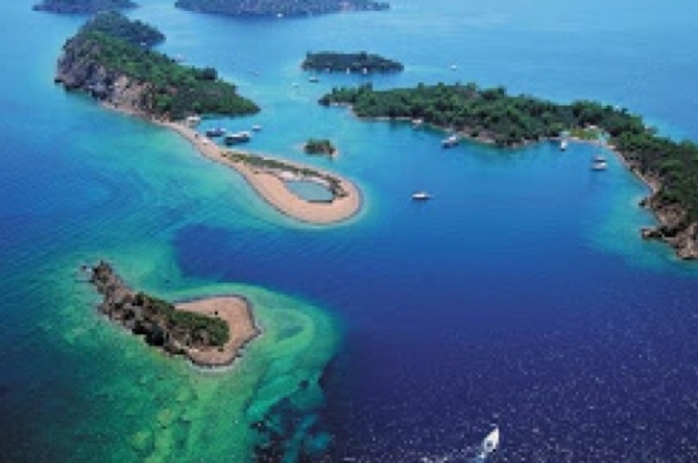 GÖCEK 'den Tam gün Tekne turu